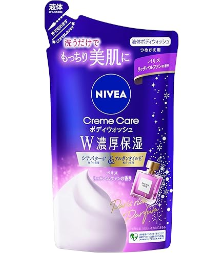 Amazon | ニベア クリームケアボディーウォッシュ フレンチローズ